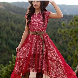 Joyfolie Girls Hadley Red Dress Size 12, NWT